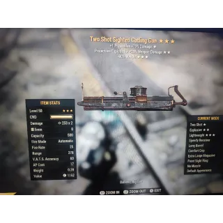 two exp-90 GATLING GUN