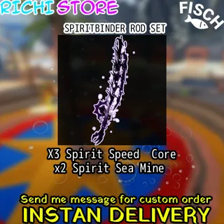 SPIRITBINDER ROD SET- FISCH