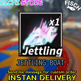JETTLING BOAT - FISCH