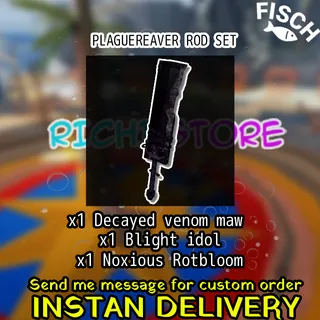 PLAGUEREAVER ROD SET - FISCH