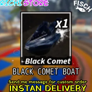 BLACK COMET BOAT - FISCH