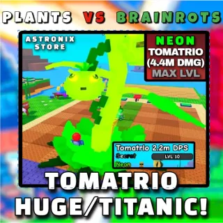 TOMATRIO 4.4M DMG | MAX LVL | PLANTS VS BRAINROTS