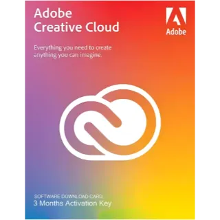 Adobe Creative Cloud | 3 Months Subscription