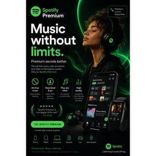 Spotify Premium Standard 1 Month