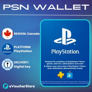 PlayStation Wallet 10 CAD PSN Key CANADA