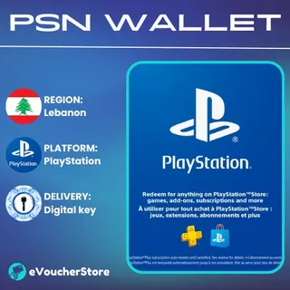PlayStation Wallet 100 USD PSN Key Lebanon