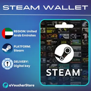 Steam Wallet Card 400 AED Steam Key UAE