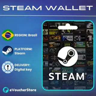 Steam Wallet Card 30 BRL Steam Key BRAZIL