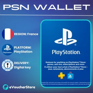 PlayStation Wallet 50 EUR PSN Key FRANCE