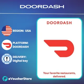 DoorDash Gift Card 60 USD USA