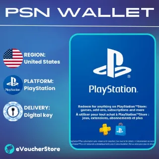 PlayStation Network Card 5 USD (USA) PSN Key UNITED STATES