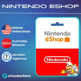 Nintendo eShop Card 5 USD Key UNITED STATES