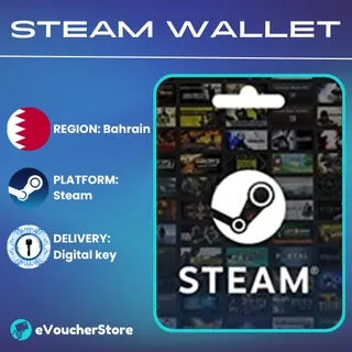 Steam Wallet Card 20 USD Steam Key Bahrain
