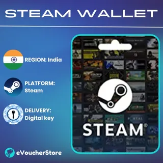 Steam Wallet Card 1000 INR Steam Key INDIA