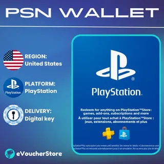 PlayStation Wallet 55 USD PSN Key USA