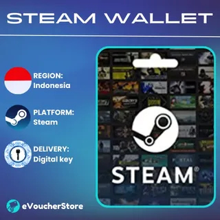 Steam Wallet Card 90000 IDR Currency Only