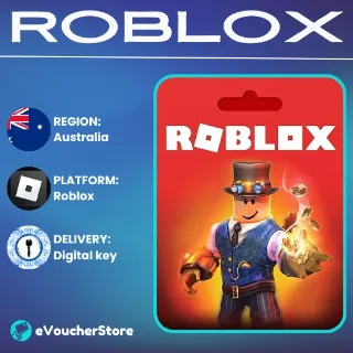 Roblox Card 10 AUD - Roblox Key - AUSTRALIA