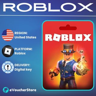Roblox Card 10 USD Robux Key UNITED STATES