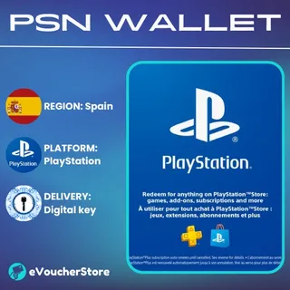 PlayStation Wallet 20 EUR PSN Key Spain