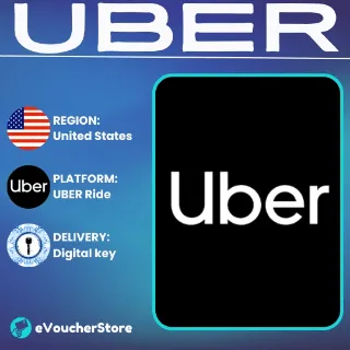 Uber Gift Card 30 USD Uber Key UNITED STATES