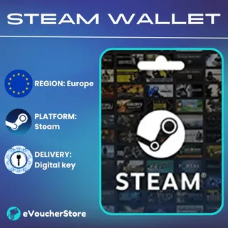 Steam Gift Card 5 EUR - Steam Key - For EUR Currency Only