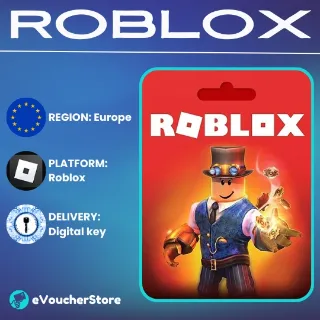 Roblox Card 10 EUR - Roblox Key - EUROPE