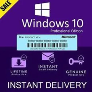Windows 10 Pro Edition 32bit/64bit Product Key