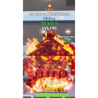 Lava Capanna Distruttore 5.4Qi/s (1 trait)