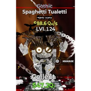 Gothic Spaghetti Tualetti