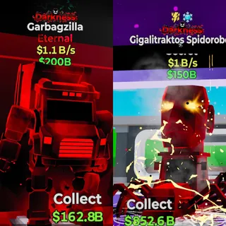 Darkness Garbagzilla & Darkness Gigalitraktos