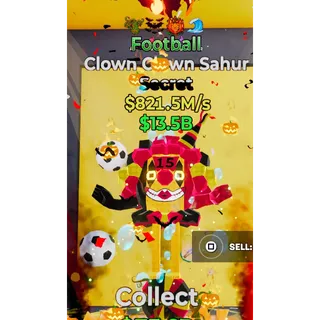 Football Clown Clown Sahur 