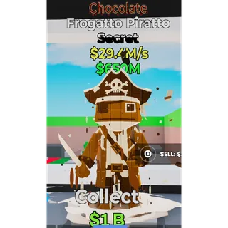 Chocolate Frogatto Piratto 