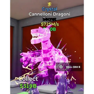 Crystal Cannelloni Dragoni 725M/s RARE