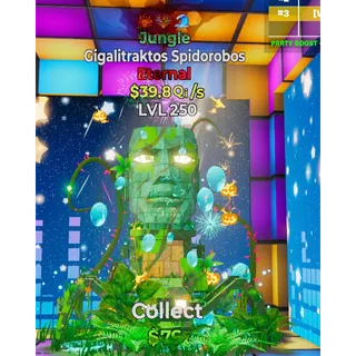 Max LVL Jungle Gigalitraktos Spidoros  39.8Qi/s (3 traits)