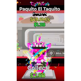 Carnival Paquito El Taquito