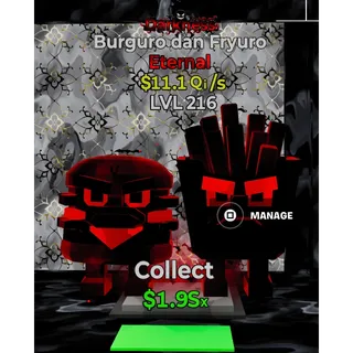 Darkness Burguro Dan Fryuro 11.1Qi/s