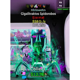 Halloween Gigalitraktos Spidorobos 58Qi/s (6 Traits)