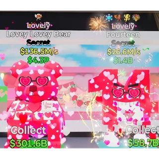 Lovey Lovely Bear & Lovely Fourteen 