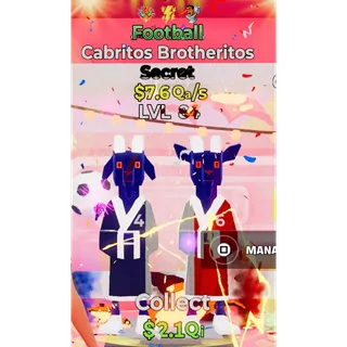 Football Cabritos Brotheritos 7.6Qa/