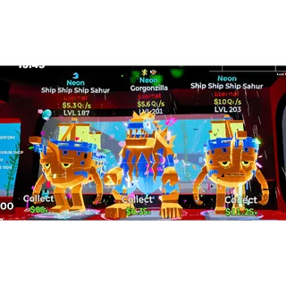 Neon Ship Ship Sahur Bundle 