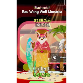 Summer Bau Wang Wolf Monarca 