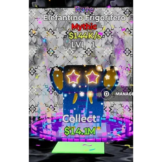 Rave Elefantino Frigorifero