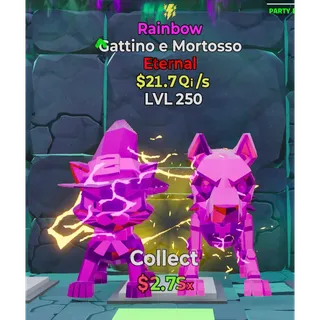 Rainbow Gattino E Mortosso (1 trait)