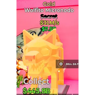 Gold Wolfito Micronodo