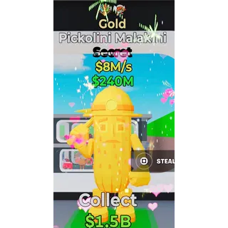 Gold Pickolini Malakini 