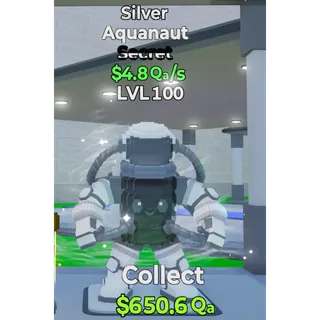 Go Up For Brainrots Silver Aquanaut 