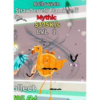 Halloween Strawberrelli Flamingelli