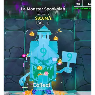 Rainbow La Monster Spookolah (2 traits)