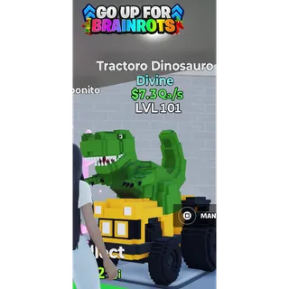 Go Up For Brainrots Tractoro Dino