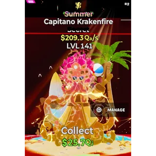 Summer Capitano Krakenfire 